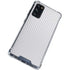 White Carbon Fiber Specialty Texture Material Galaxy S20 FE Clear Case